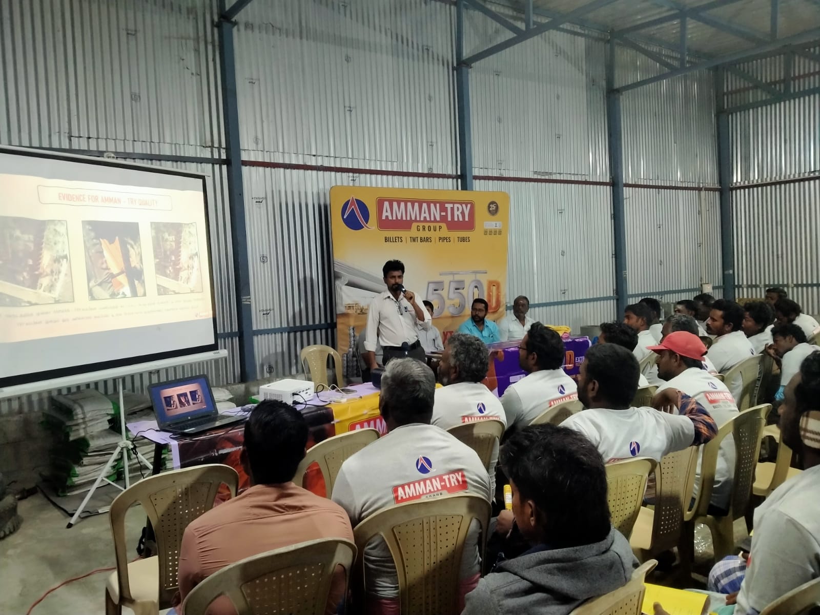 AMMAN-TRY Bar Bender Meeting at Thimmanayakkanpatti