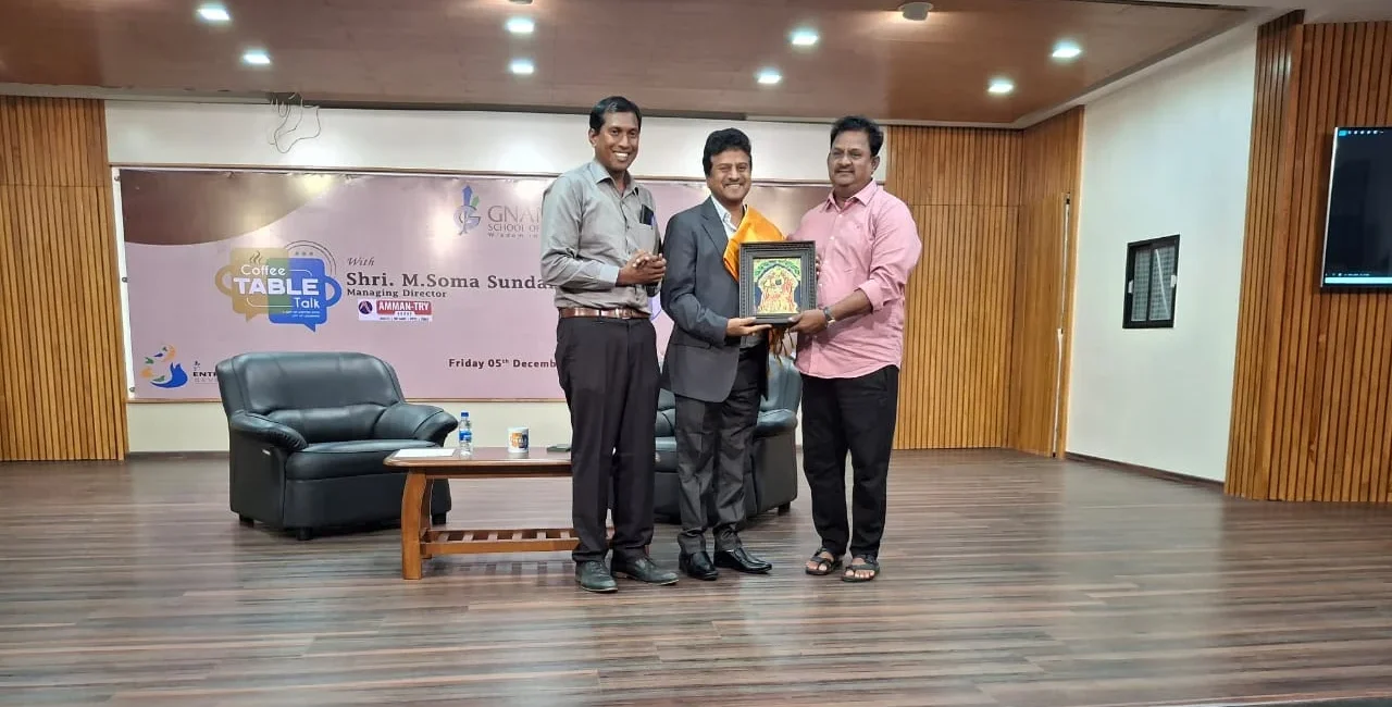 AMMAN-TRY MD at GSB Coffee Table Talk – Thanjavur AMMAN-TRY MD at GSB Coffee Table Talk – Thanjavur