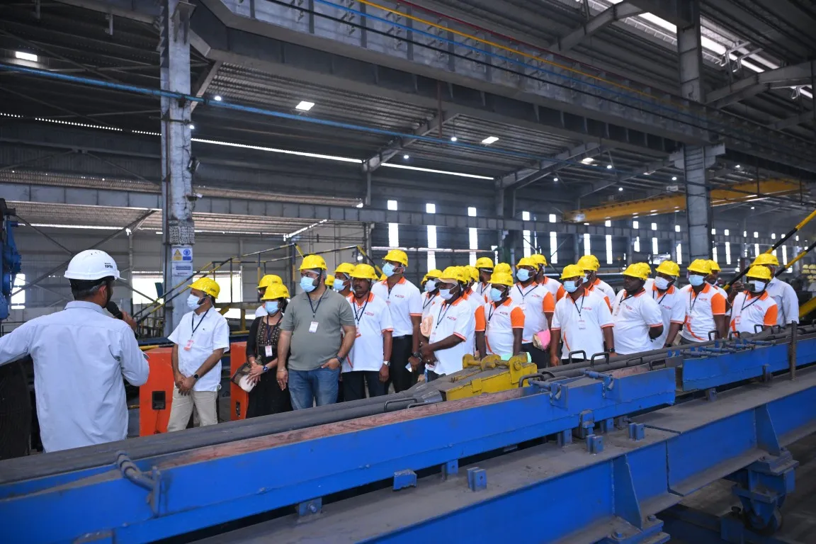 400+ Civil Engineers Visit AMMAN-TRY’s State-of-the-Art Naidupeta Rolling Mill